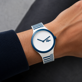 Lacoste Goa White Dial Two Tone Silicone Strap Watch for Men - 2020118 Authentic Buy Shop Now