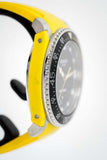 Gucci Dive Black Dial Yellow Rubber Strap Watch For Men - YA136319 Authentic Buy Shop Now