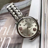 Coach Delancey White Dial Silver Steel Strap Watch for Women - 14502810 Authentic Buy Shop Now