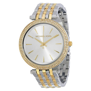 Michael Kors Darci Silver Dial Two Tone Stainless Steel Strap Watch for Women - MK3215 Authentic Buy Shop Now