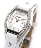 Fossil Molly White Dial White Leather Strap Watch for Women - ES3288 Authentic Buy Shop Now