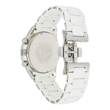 Emporio Armani Sport Chronograph White Dial White Silicone Strap Watch For Men - AR5859 Authentic Buy Shop Now