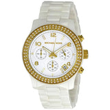 Michael Kors Runway White Dial White Steel Strap Watch for Women - MK5237 Authentic Buy Shop Now
