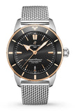 Breitling Superocean Heritage B20 Automatic 44 Black Dial Silver Mesh Bracelet Watch for Men - UB2030121B1A1 Authentic Buy Shop Now