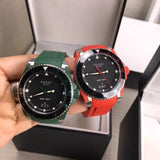 Gucci Dive Black Dial Green Rubber Strap Watch For Men - YA136310 Authentic Buy Shop Now