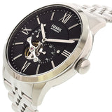 Fossil Townsman Black Dial Silver Steel Strap Watch for Men - ME3107 Authentic Buy Shop Now