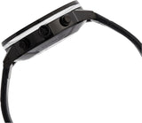 Calvin Klein Post Minimal Chronograph Black Dial Black Leather Strap Watch for Men - K7627401 Authentic Buy Shop Now