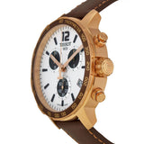Tissot Quickster Chronograph Silver Dial Watch For Men - T095.417.36.037.01 Authentic Buy Shop Now