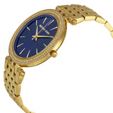 Michael Kors Darci Blue Dial Gold Steel Strap Watch for Women - MK3406 Authentic Buy Shop Now