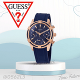 Guess Analog Quartz Blue Dial Blue Rubber Strap Watch For Women - W0562L3 Authentic Buy Shop Now