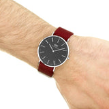 Daniel Wellington Classic Roselyn Black Dial Red NATO Strap Dial Watch For Women - DW00100270 Authentic Buy Shop Now