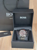 Hugo Boss Ikon Grey Dial Grey Mesh Bracelet Watch for Men - 1513443 Authentic Buy Shop Now