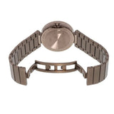 Gucci Interlocking G Quartz Brown Dial Brown Steel Strap Watch for Women - YA133317 Authentic Buy Shop Now