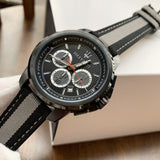 Maserati Royale 44mm Black Dial Stainless Steel Fiber Strap Watch For Men - R8871637002 Authentic Buy Shop Now