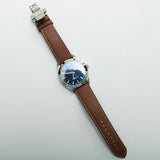 Tissot Gentlemen Powermatic 80 Silicium Blue Dial Brown Leather Strap Watch For Men - T127.407.16.041.00 Authentic Buy Shop Now