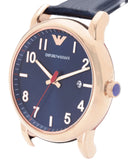 Emporio Armani Luigi Blue Dial Blue Leather Strap Watch for Men - AR11135 Authentic Buy Shop Now
