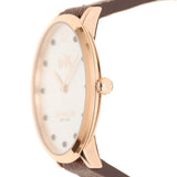 Coach Slim Easton Silver Dial Brown Leather Strap Watch for Women - 14502694 Authentic Buy Shop Now