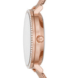 Michael Kors Mini Jayne Crystals Rose Gold Dial Rose Gold Mesh Strap Watch for Women - MK7122 Authentic Buy Shop Now