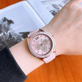 Michael Kors Quartz Pink Dial Pink Silicone Strap Watch For Women - MK6946 Authentic Buy Shop Now