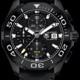 Tag Heuer Aquaracer PVD Black Dial Watch for Men - CAY218A.FC6361 Authentic Buy Shop Now