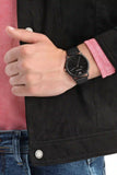 Emporio Armani Interchangeable Black Dial Black Steel Strap Watch For Men - AR80021 Authentic Buy Shop Now