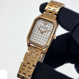 Emporio Armani Gioia Quartz Mother of Pearl Dial Rose Gold Steel Strap Watch For Women - AR11389 Authentic Buy Shop Now