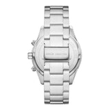 Michael Kors Layton Chronograph Green Dial Silver Steel Strap Watch For Men - MK8912 Authentic Buy Shop Now