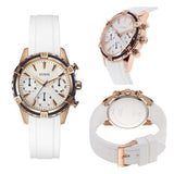 Guess Catalina White Dial White Silicon Strap Watch For Women - W0562L1 Authentic Buy Shop Now