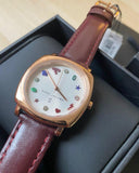Marc Jacobs Mandy White Dial Brown Leather Strap Watch for Women - MJ1598 Authentic Buy Shop Now