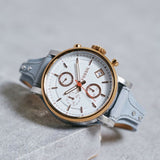 Fossil Original Boyfriend White Dial Light Blue Leather Strap Watch for Women - ES4045 Authentic Buy Shop Now