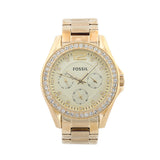 Fossil Riley Gold Dial Gold Steel Strap Watch for Women - ES3203 Authentic Buy Shop Now