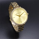 Michael Kors Charley Three-Hand Quartz Gold Dial Gold Steel Strap Watch for Women - MK4399 Authentic Buy Shop Now