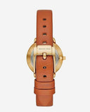 Michael Kors Portia Quartz White Dial Brown Leather Strap Watch For Women - MK2734 Authentic Buy Shop Now