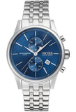 Hugo Boss Jet Blue Dial Silver Steel Strap Watch for Men - 1513384 Authentic Buy Shop Now