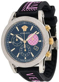 Versace Sport Tech Chronograph Black Dial Black Rubber Strap Watch for Women - VELT00619 Authentic Buy Shop Now