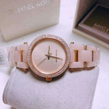 Michael Kors Delray Rose Gold Dial Rose Gold Steel Strap Watch for Women - MK4322 Authentic Buy Shop Now