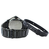 Armani Exchange Hampton Black Dial Black Steel Strap Watch For Men - AX7101 Authentic Buy Shop Now