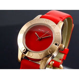 Marc Jacobs Blade Red Dial Red Leather Strap Watch for Women - MBM1210 Authentic Buy Shop Now