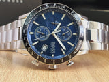 Hugo Boss Rafale Quartz Blue Dial Silver Steel Strap Watch for Men - 1513510 Authentic Buy Shop Now