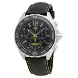 Tag Heuer Formula 1 Aston Martin Black Dial Black Leather Strap Watch for Men - CAZ101P.FC8245 Authentic Buy Shop Now
