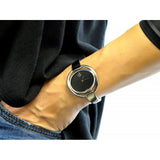 Calvin Klein Impetuous Black Dial Silver Steel Strap Watch for Women - K4F2N111 Authentic Buy Shop Now