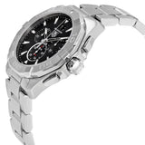 Tag Heuer Aquaracer Chronograph Black Dial Silver Steel Strap Watch for Men - CAY1110.BA0927 Authentic Buy Shop Now