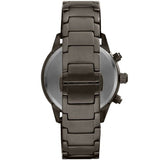 Emporio Armani Mario Chronograph Blue Dial Grey Steel Strap Watch For Men - AR80045 Authentic Buy Shop Now