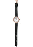 Emporio Armani Rosa Quartz Mother Of Pearl White Dial Black Leather Strap Watch For Women - AR11356 Authentic Buy Shop Now