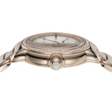 Emporio Armani Aira Three Hand Mother of Pearl Dial Rose Gold Steel Strap Watch For Women - AR11523 Authentic Buy Shop Now
