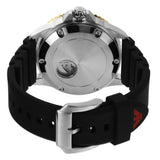 Emporio Armani Meccanico Automatic Red Dial Black Silicon Strap Watch For Men - AR60070 Authentic Buy Shop Now
