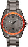 Emporio Armani Sigma Quartz Grey Dial Grey Steel Strap Watch For Men - AR11178 Authentic Buy Shop Now