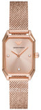 Emporio Armani Joy Quartz Rose Gold Dial Rose Gold Mesh Bracelet Watch For Women - AR11347 Authentic Buy Shop Now