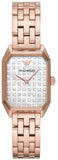 Emporio Armani Gioia Quartz Mother of Pearl Dial Rose Gold Steel Strap Watch For Women - AR11389 Authentic Buy Shop Now