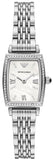Emporio Armani Gianni T-Bar Quartz White Dial Silver Steel Strap Watch For Women - AR11405 Authentic Buy Shop Now